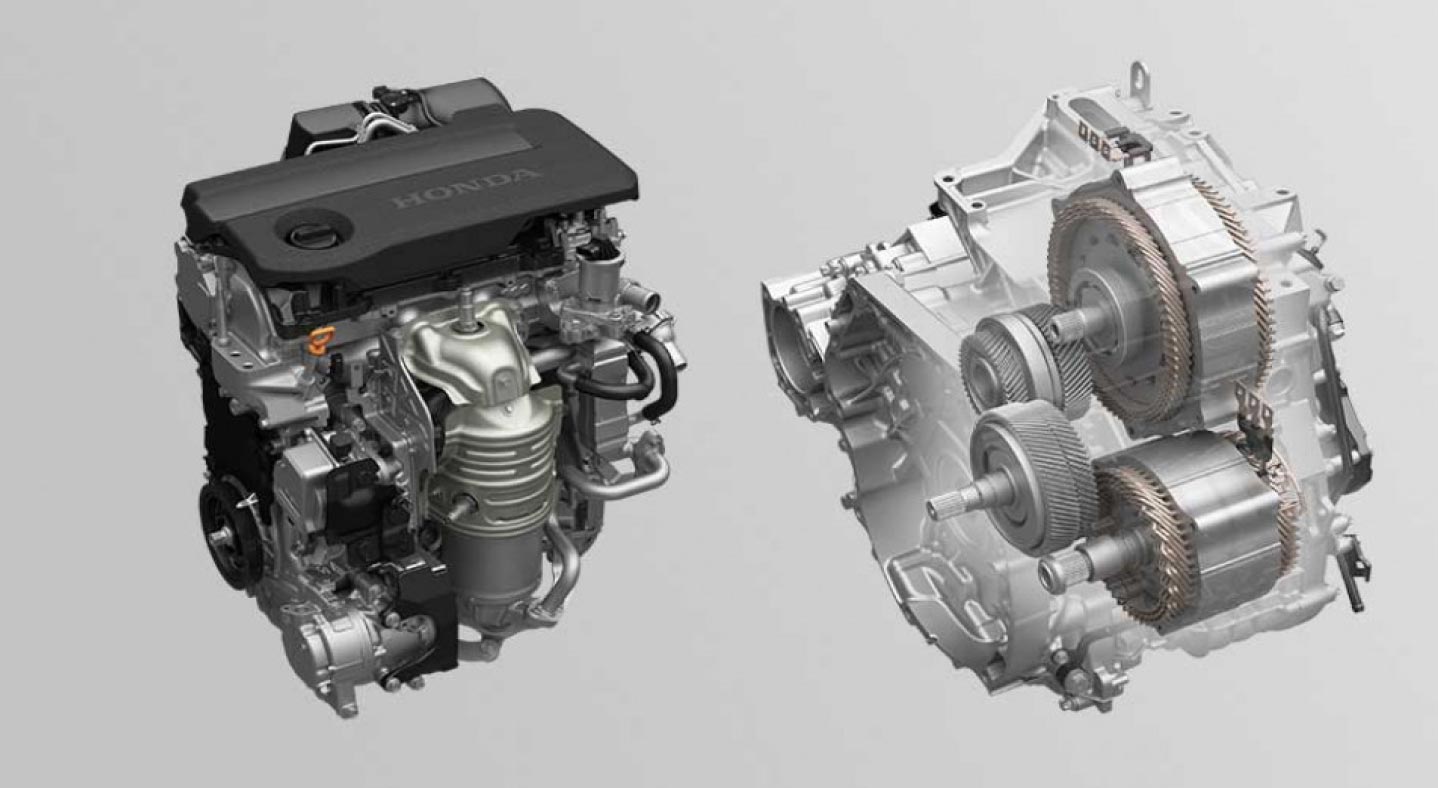 Honda e:HEV Dual Motor Atkinson Powertrain